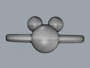 Disney Mickey Ring 3D Принт Модель