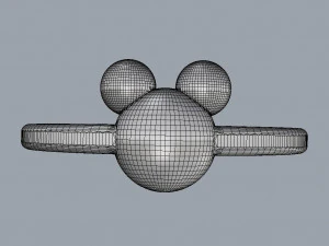 Disney Mickey Ring 3D Print Model