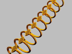 Diamond Pave Ring 3D Print Model