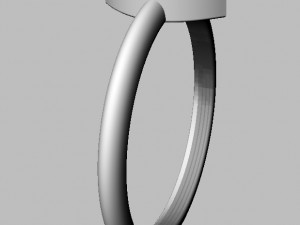 Diamond Pave Ring 3D Print Model