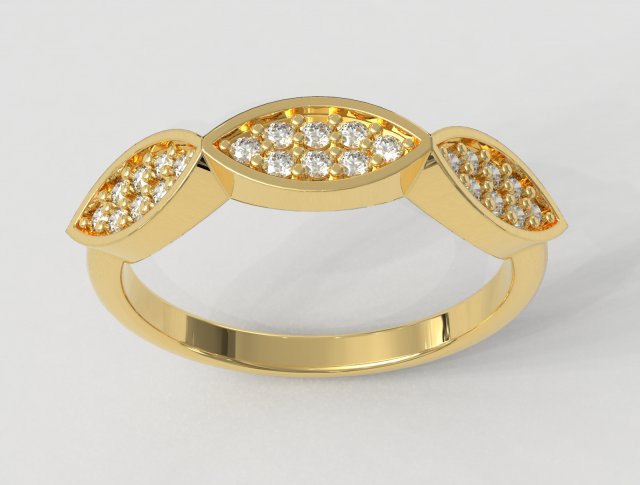 Diamond Ring Modelo de impresión 3D .c4d .max .obj .3ds .fbx .stl .blend 