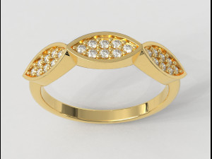 Diamond Ring 3Dプリントモデル
