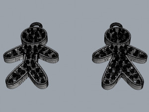 Boy and Girl Pendants 3D Принт Модель