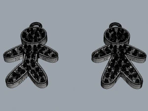 Boy and Girl Pendants 3D Print Model