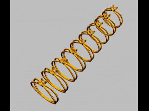 4mm Diamond Ring 3D Baskı Modeli