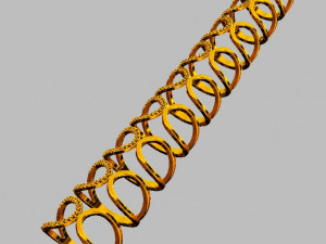 Curve Diamond Ring 3D Print Model