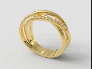 Multi Layer Ring 3D Print Model
