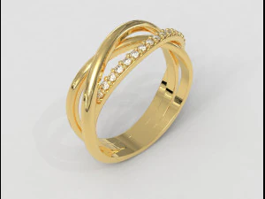 Multi Layer Ring 3D Print Model