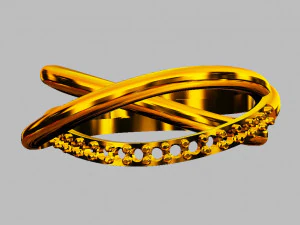 Multi Layer Ring 3D Print Model