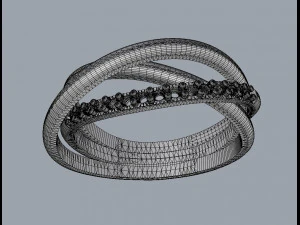 Multi Layer Ring 3D Print Model