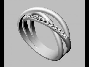 Multi Layer Ring 3D Print Model