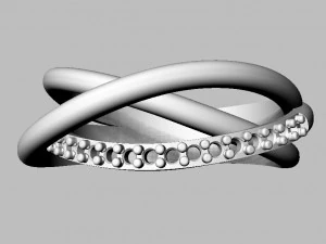 Multi Layer Ring 3D Print Model