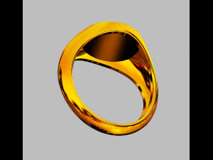 Star of David - Signet Ring 3D Print Model