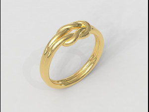 Knot Ring 3D 打印模型