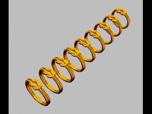 Knot Ring 3D 打印模型