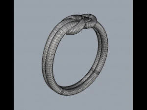 Anel de n&oacute; Modelo de Impressão 3D