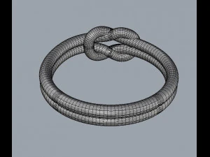 Anel de n&oacute; Modelo de Impressão 3D