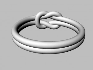 Anel de n&oacute; Modelo de Impressão 3D
