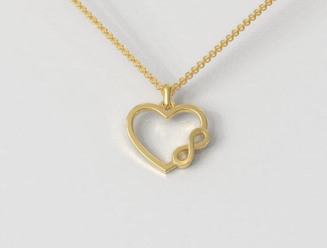 Infinity love pendant store