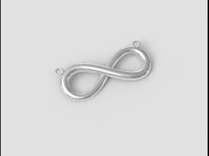 Infinity Necklace 3D Print Model