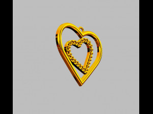 Heart Pendant Modello di stampa 3D