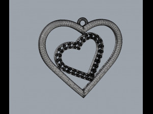 Heart Pendant Modello di stampa 3D