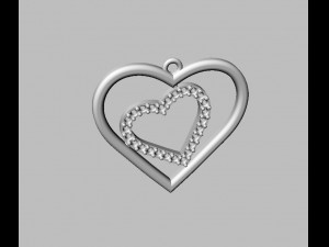 Heart Pendant Modello di stampa 3D