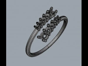 Diamond Modern Ring 3D Print Model