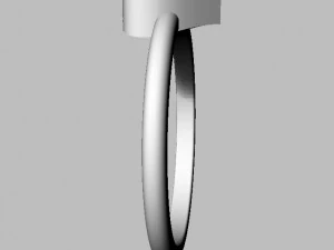 Heart Diamond Ring 3D Print Model