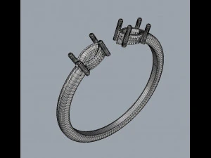Marquise Open Ring 3D Print Model