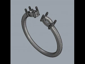 Marquise Open Ring 3D Print Model