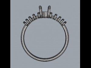 Marquise Ring 3D 프린트 모델