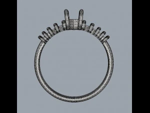 Marquise Ring 3D Print Model