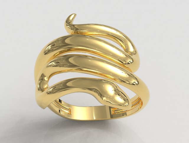 Sneak Ring 3D 프린트 모델 .c4d .max .obj .3ds .fbx .stl .blend 
