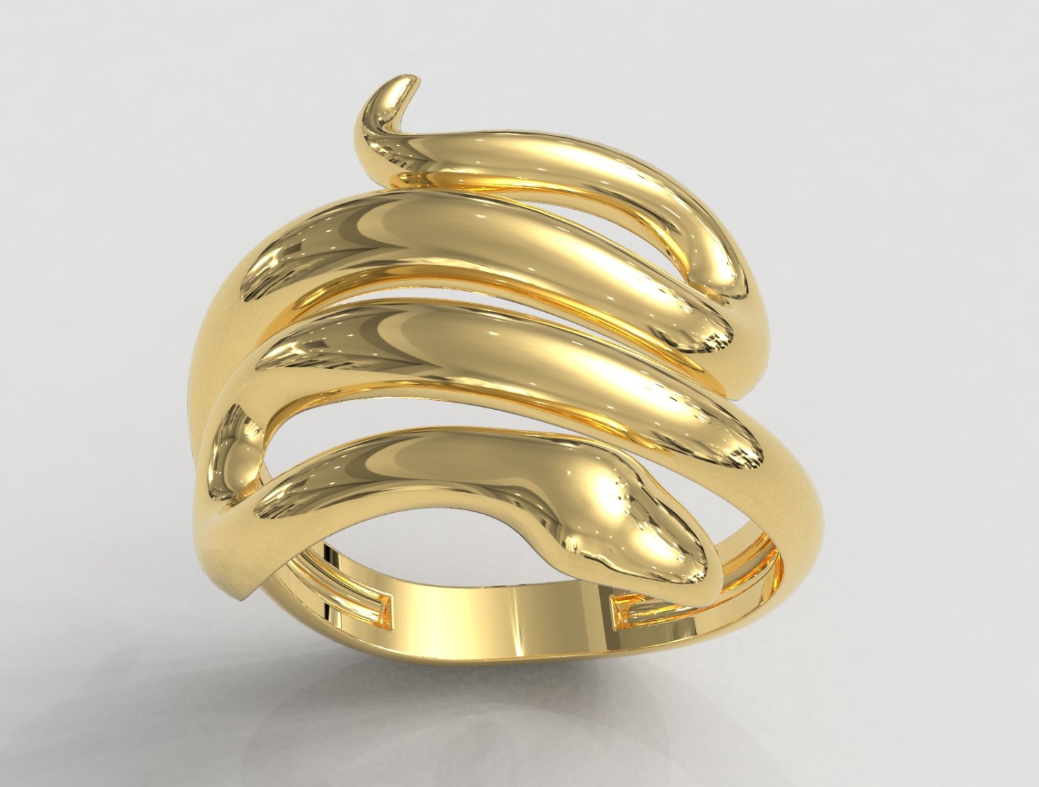 gold ring motive inlay , 3D - Arthub.ai