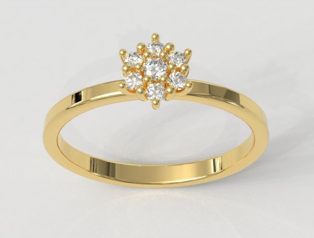 Engagement Ring Modèles 3D en vedette .c4d .max .obj .3ds .fbx .stl .blend 