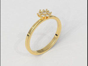 Engagement Ring Modèles 3D en vedette