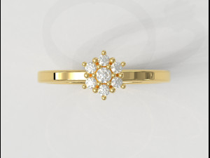 Engagement Ring Modèles 3D en vedette