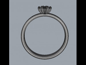 Engagement Ring Modèles 3D en vedette