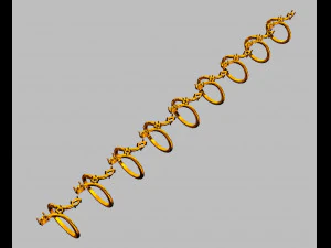 Gemstone Modern Ring 3D Print Model