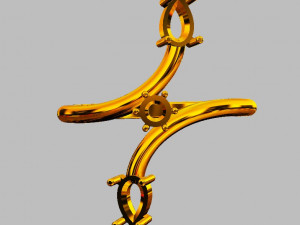 Gemstone Modern Ring 3D Druckmodell