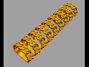 Cuban Link Ring 3D Print Model