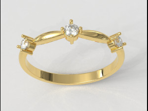 Collectible Gemstone Ring 3D 打印模型