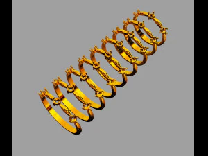 Collectible Gemstone Ring 3D Print Model