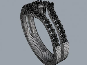 Cincin Solitaire Model Cetak 3D