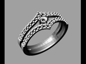 Cincin Solitaire Model Cetak 3D