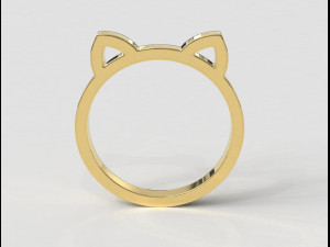 Cat Ring 3D Print Model