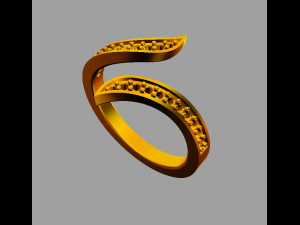 Diamond Modern Ring 3D Print Model
