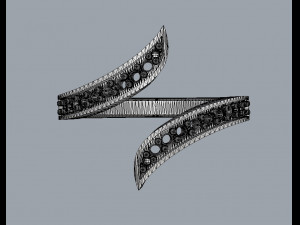 Diamond Modern Ring 3D Print Model