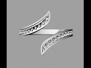 Diamond Modern Ring 3D Print Model